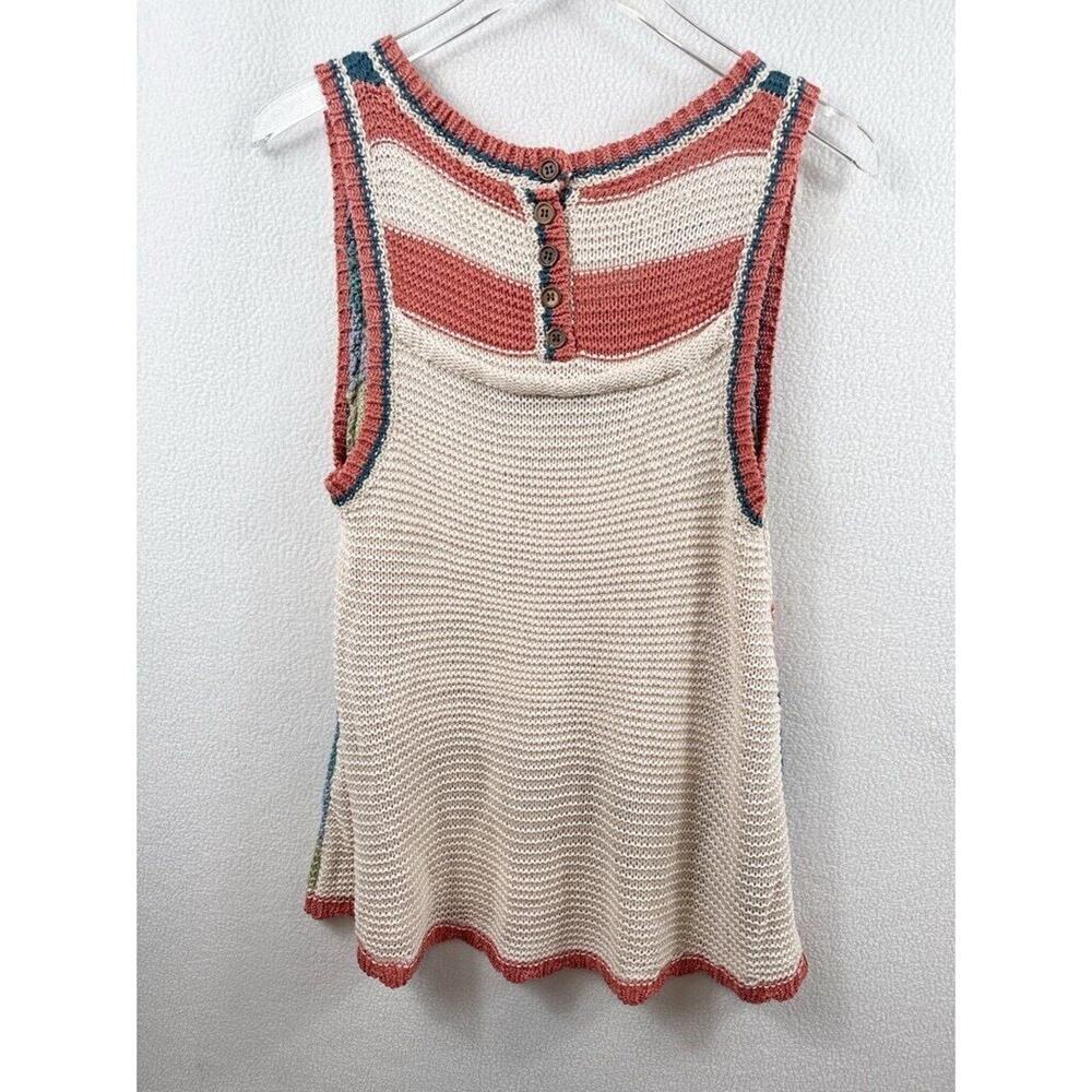 NWOT! POL Striped Sleeveless Sweater Top – Relaxed Fit - Picture 7 of 8